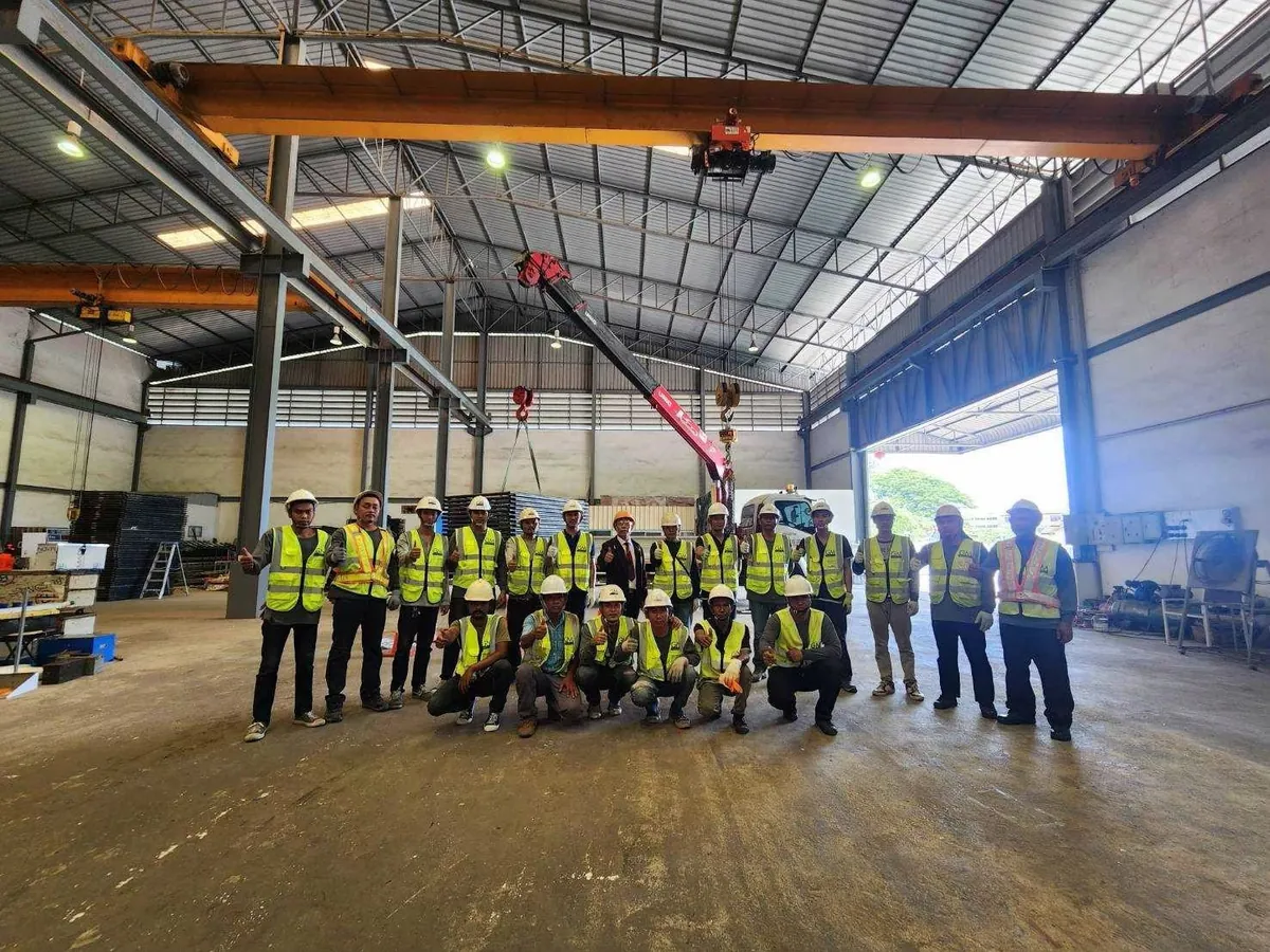 General Master staff at a safety training session