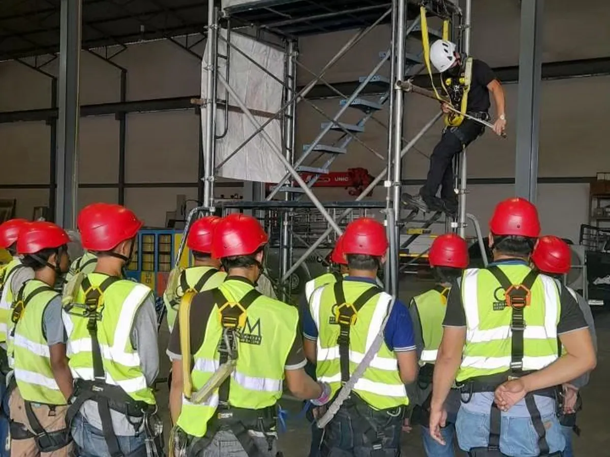 General Master staff at a safety training session