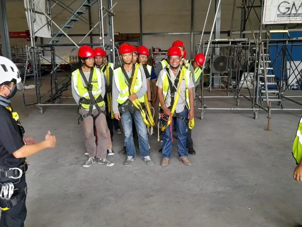 General Master staff at a safety training session