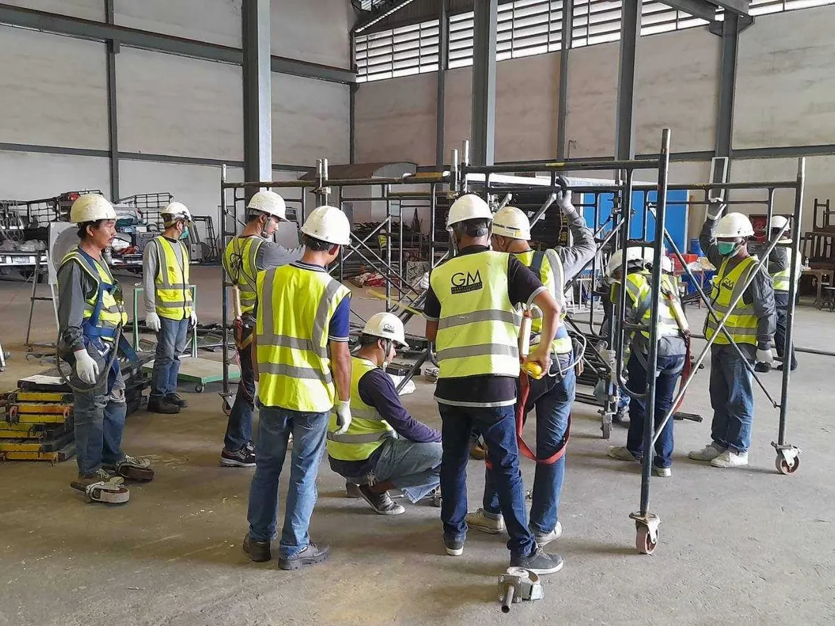 General Master staff at a safety training session