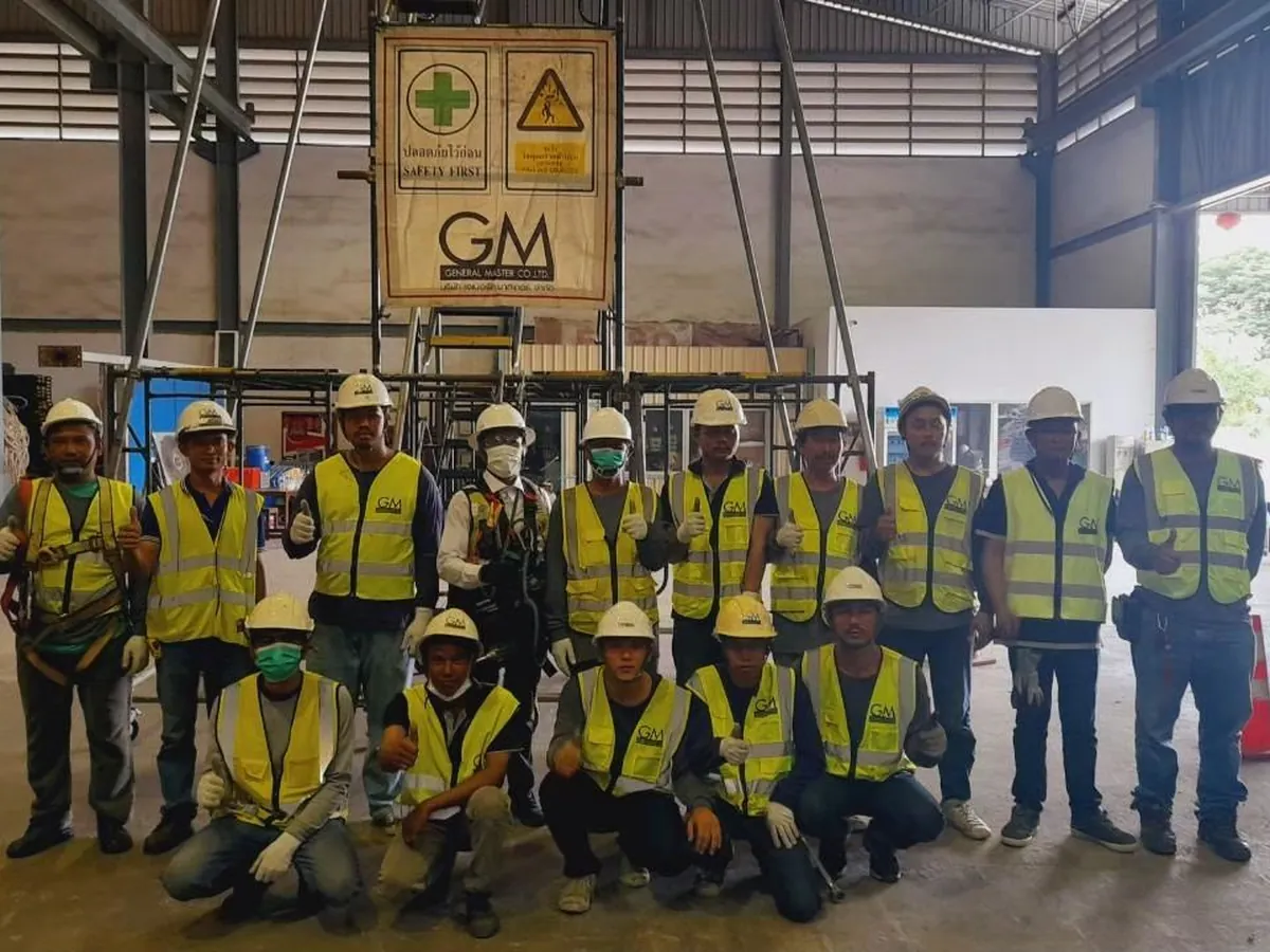 General Master staff at a safety training session